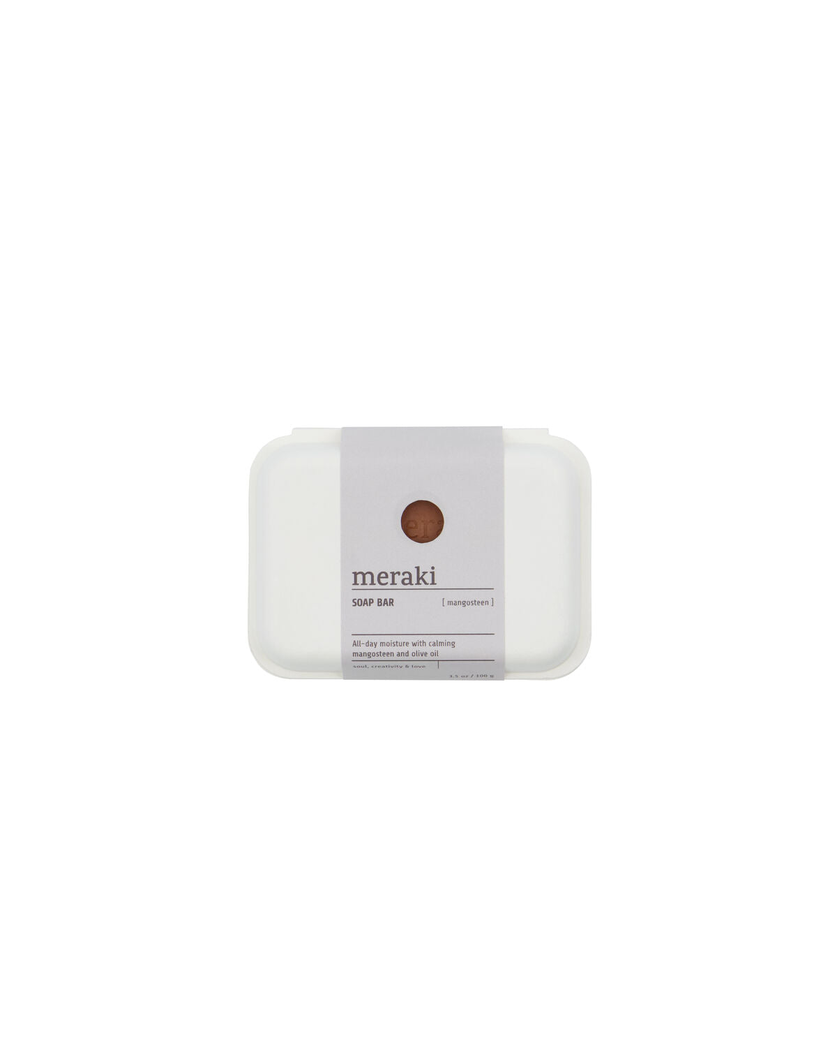 Pastilla Jabón Mangosteeen 100 gr  | Meraki