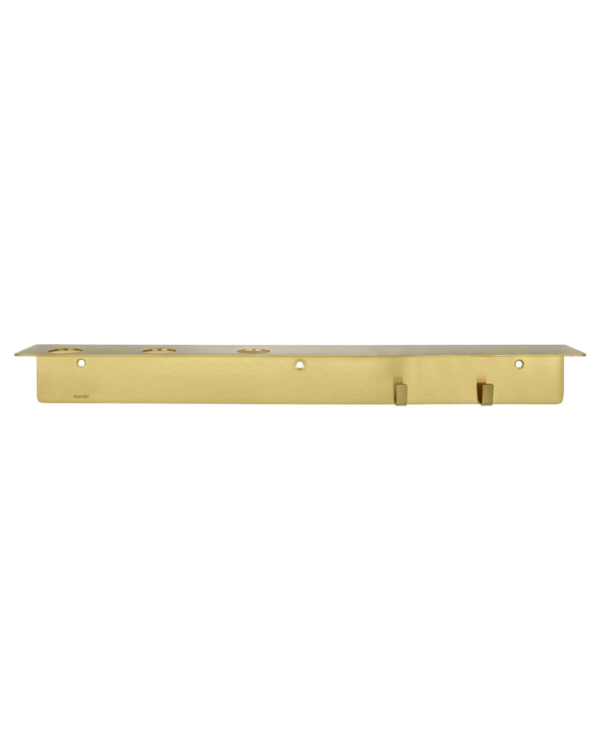 Soporte botes con ganchos dorado | Meraki