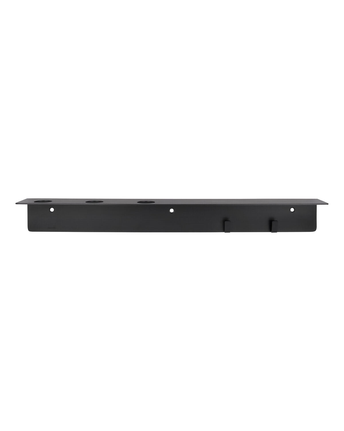 Soporte botes con ganchos negro | Meraki