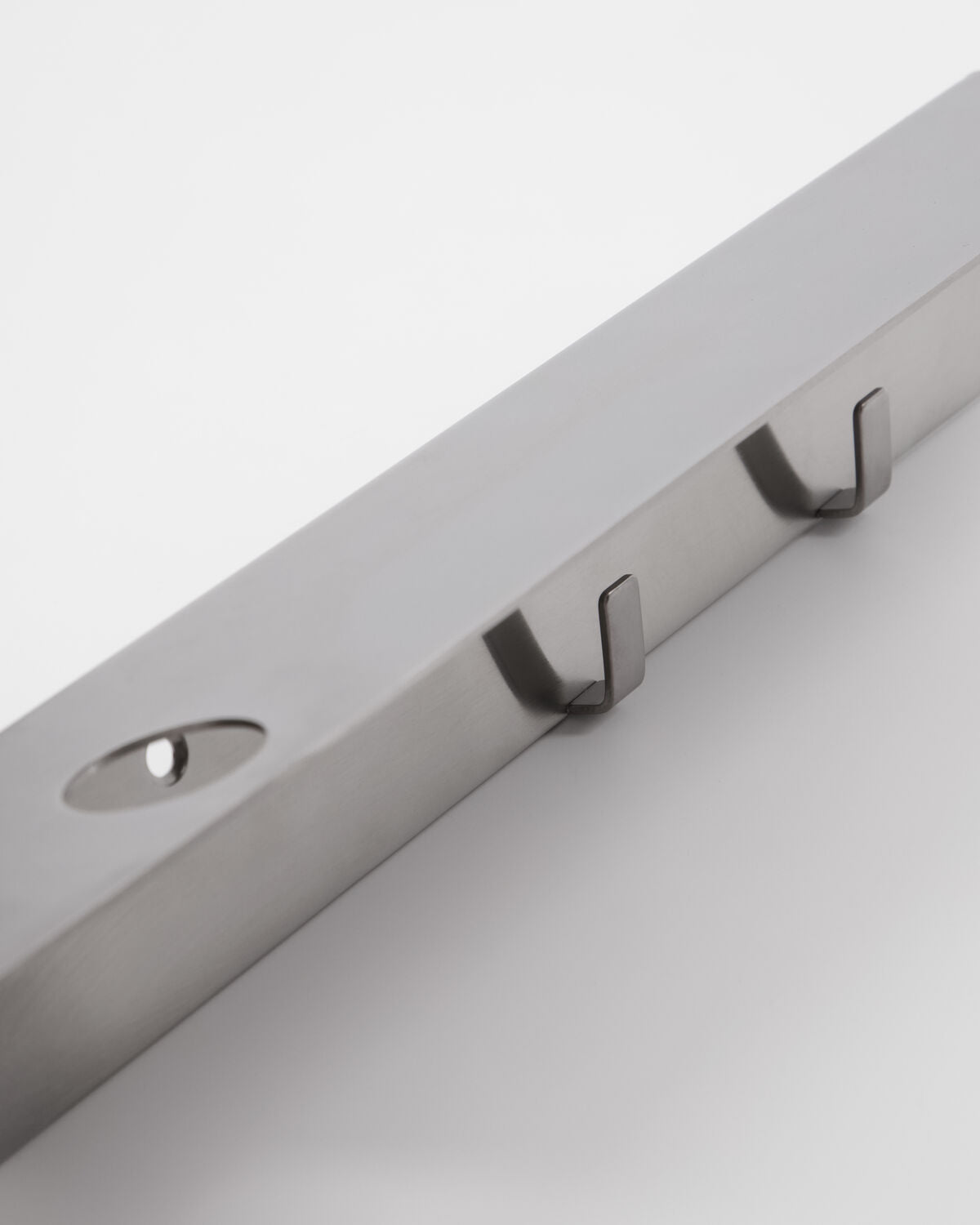 Soporte botes con ganchos plateado | Meraki