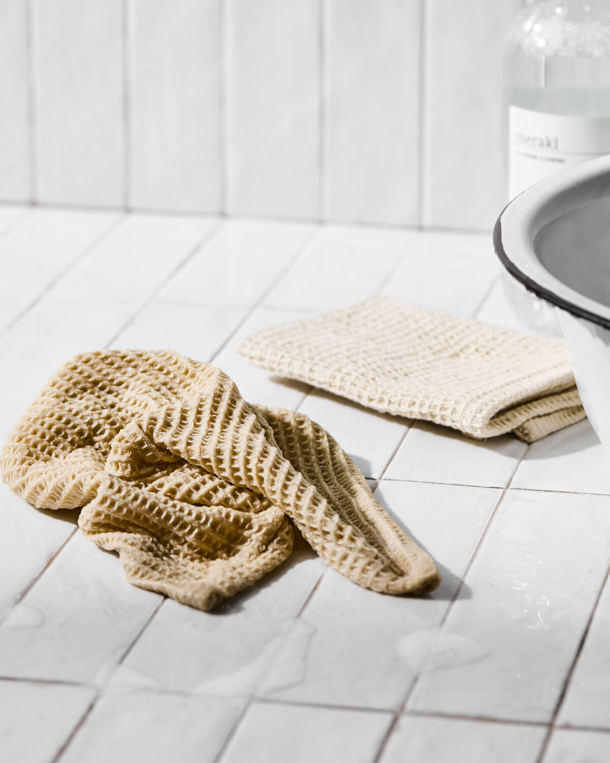 Trapos cocina Beige Set 2 unid | Meraki