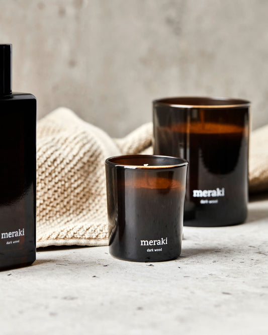 Vela Dark Wood 60 gr | Meraki