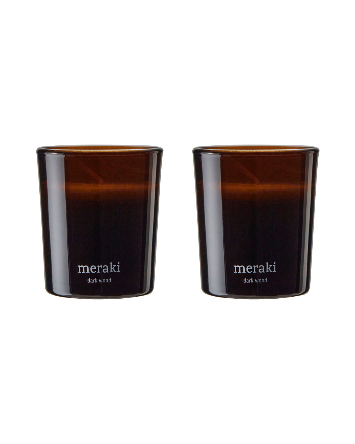 Vela Dark Wood 60 gr | Meraki